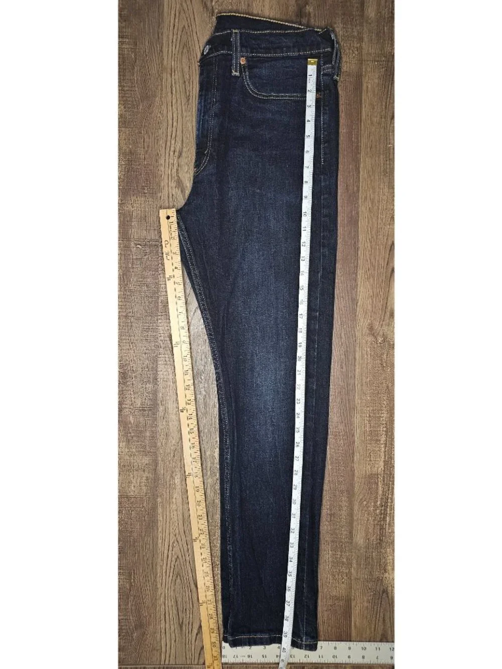 Levi’s 510 Skinny Fit Zipper Fly Jeans W36 L32 36x33 Dark Indigo Wash Blue Denim
